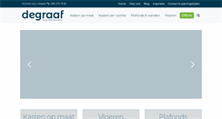 Desktop Screenshot of degraafbv.nl